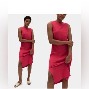 Everlane The Long Weekend Tank Midi Dress with Pocket and side slit
